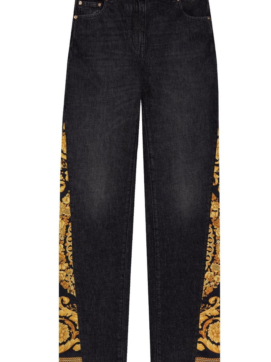 Cheap Women boyfriend Versace Barocco jeans 0718